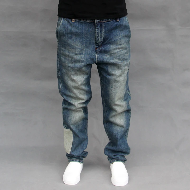 Джинсовые брюки FSH09 мужские для уличного танца Свободные мешковатые