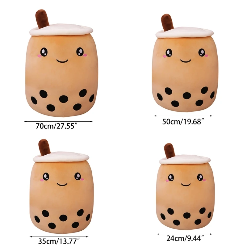 

Cute Soft Cartoon Bubble Tea Cup Plush Toys Filled with Fashionable Beverage Pillow Straw Cute Cushion