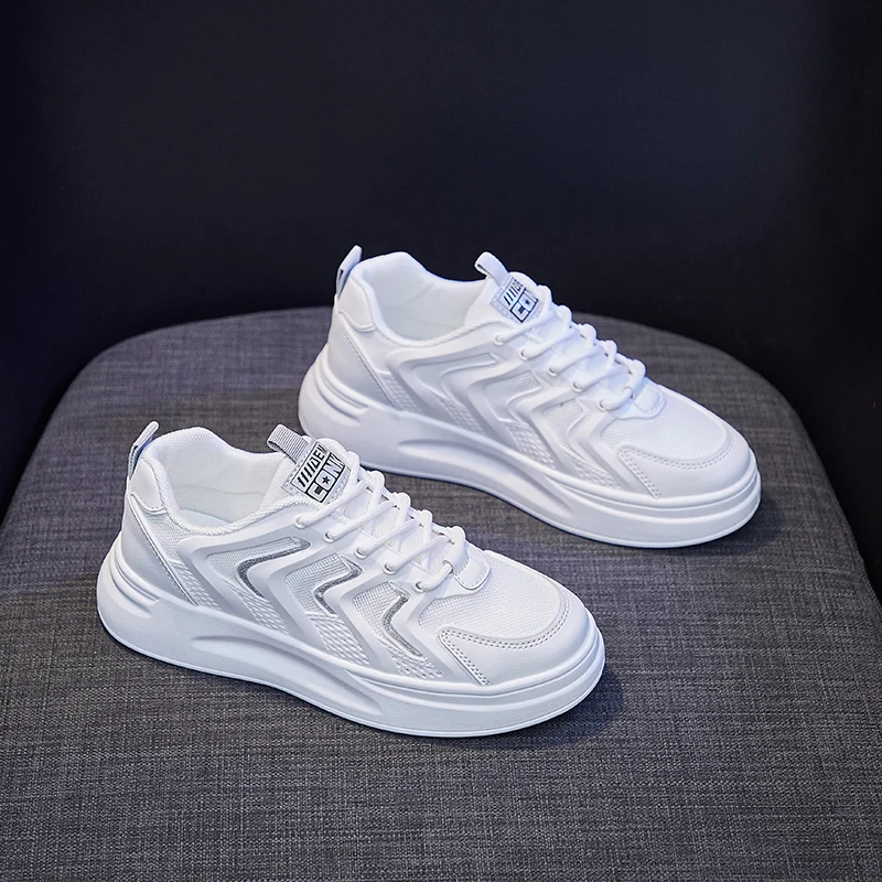 

Women's Sports Shoes 2021 Summer Fashionable Outdoor Leisure Sneakers Women's Comfortable Breathable Antiskid Running Shoes