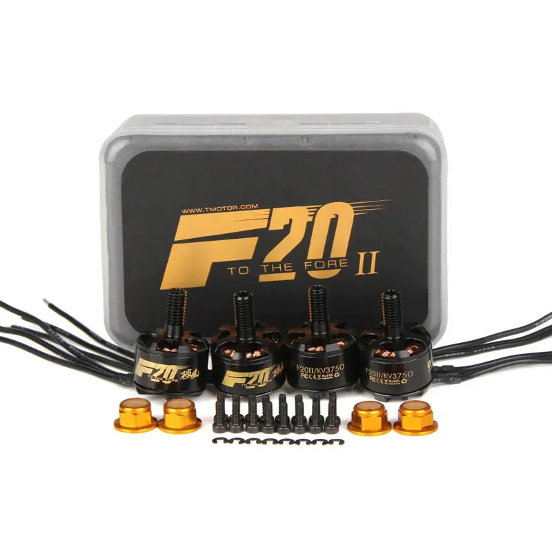 Т-двигатель F20II F20 II 1408 3750KV 2800KV бесщеточный двигатель 2-4S HQ 3040 Пропеллер для радиоуправляемого дрона FPV Racing