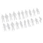 150 Масштаб модели белые фигуркилюди для поезда Макет Diorama аксессуары