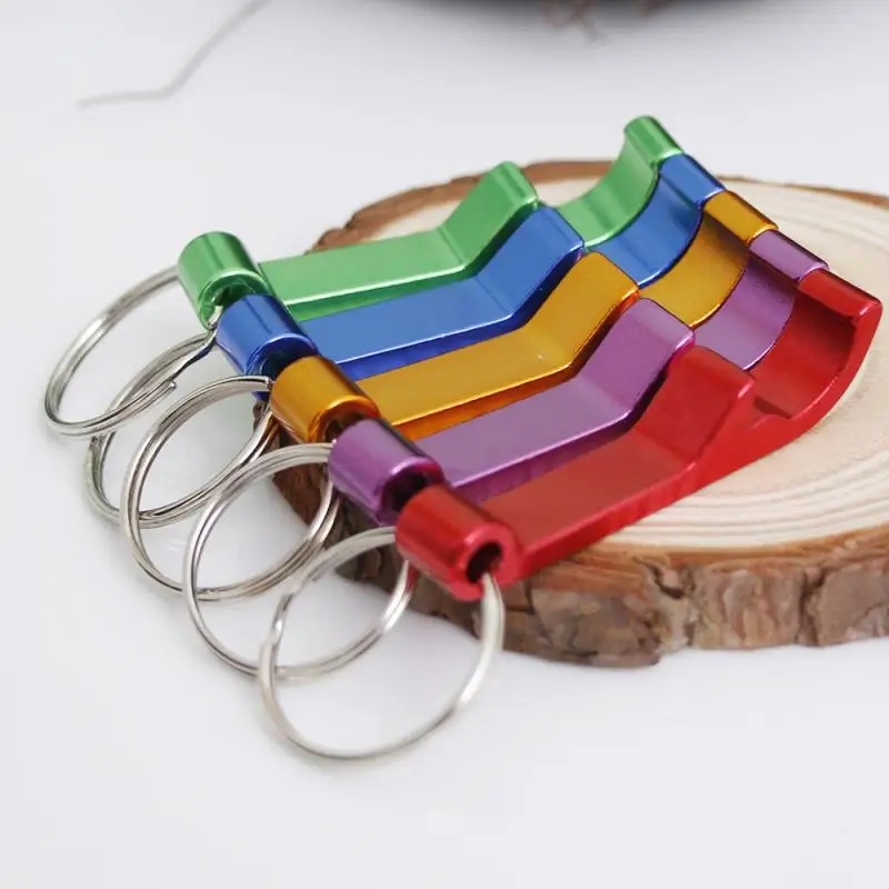 

Wholesale Portable Beer Bottle Opener Keychain Mini Pocket Aluminum Alloy Beverage Beer Bottle Opener Wedding Party Favor Gifts