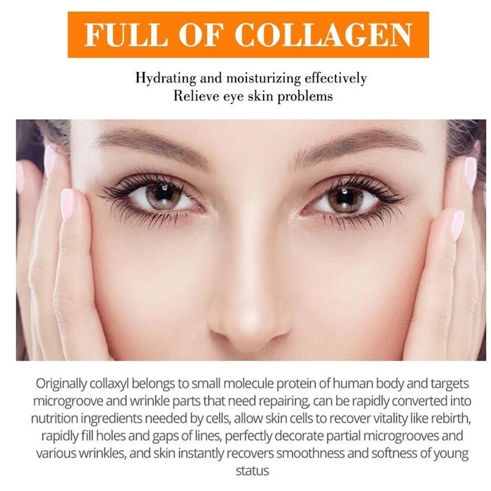 Основа для теней век Красота Макияж эссенция глаз пептид Коллаген против морщин