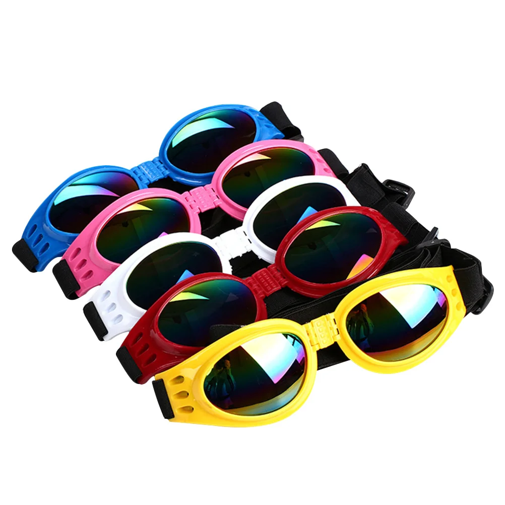 

5pcs Foldable Sunglasses Lenses Glasses Eyewear Protection with Adjustable Strap