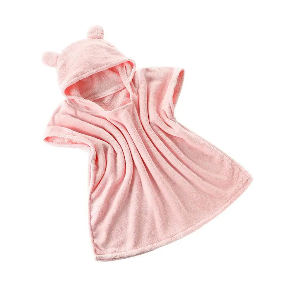 Милое детское банное полотенце с капюшоном накидка детский халат | Мать и ребенок