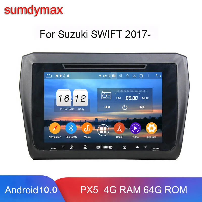 저렴한 무선 Carplay Octa 코어 Android10 자동차 라디오 스즈키 스위프트 2019 2020 Gps 네비게이션 자동차 Dvd 멀티미디어 플레이어 DSP 스테레오