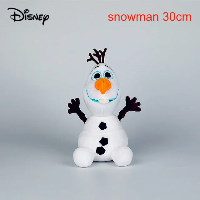 olf snowman 30cm Белоснежка Принцесса игрушка фигурки Рождественская игрушка подарок Дисней оригинальная Принцесса Золушка фигурка модель игрушки для девочек на день рождения - Цвет: olf snowman 30cm