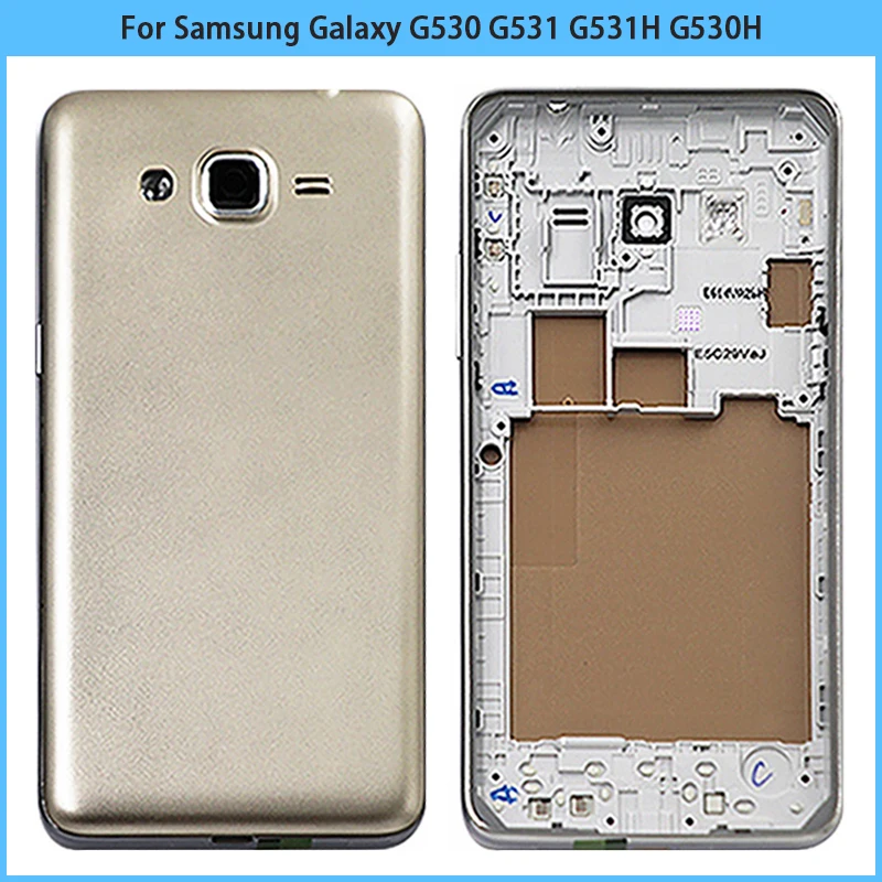 10 шт в упаковке новая G530 полный корпус чехол для Samsung Galaxy Grand Prime G531 G530F G531H батарея
