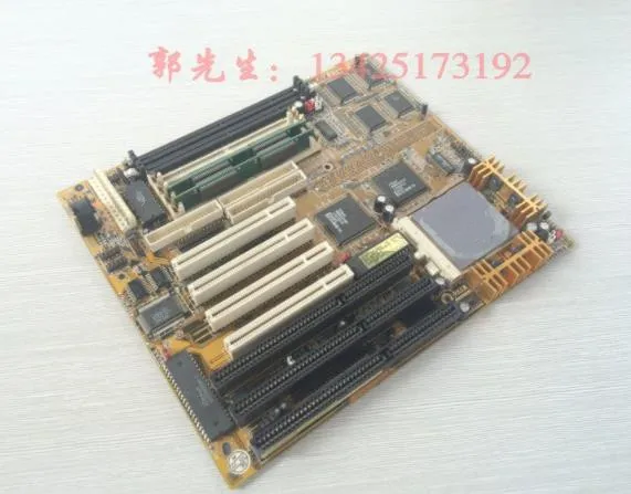 100% Высококачественная тестовая оригинальная материнская плата 586 3 ISA 4 PCI для