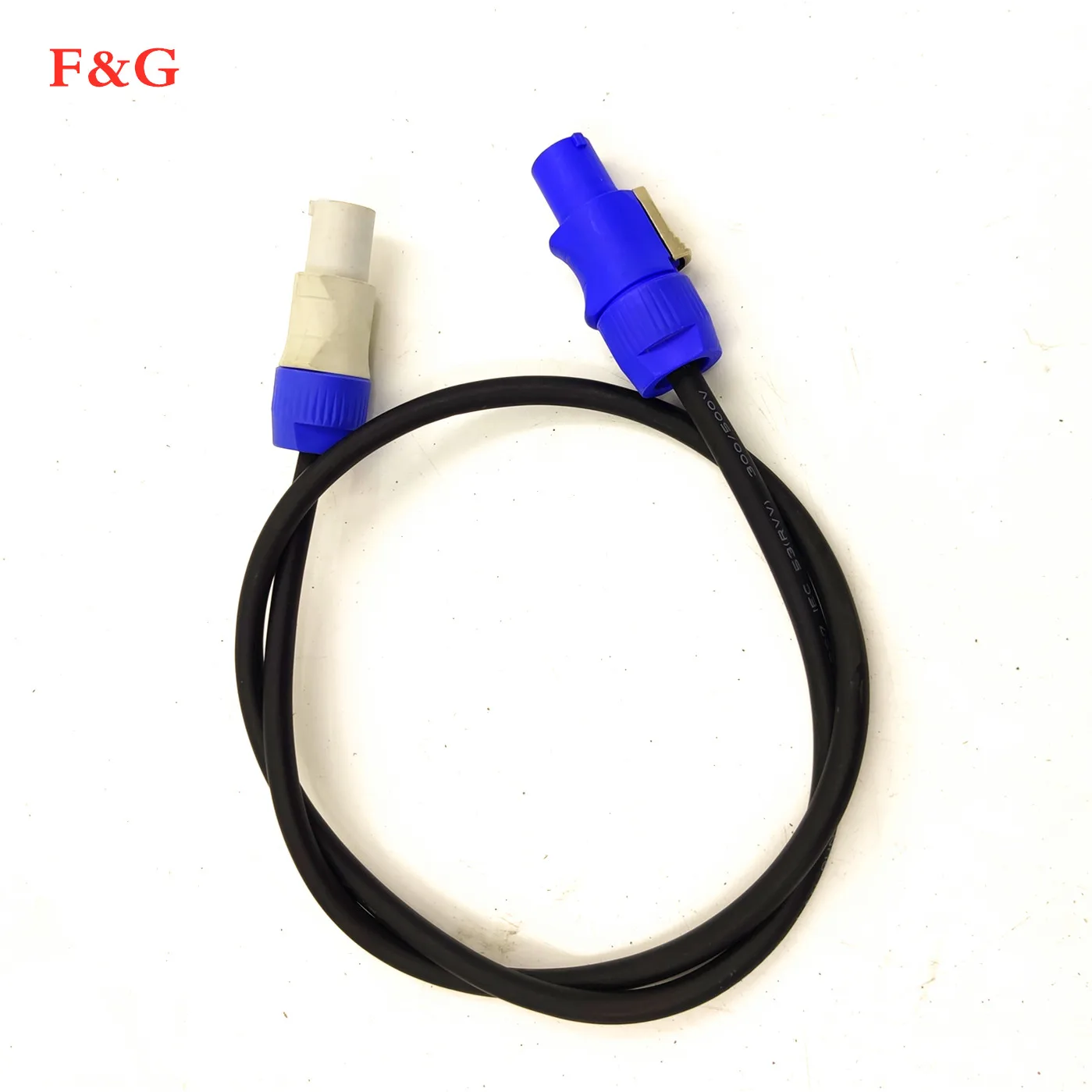 

Conector Powercon A20 220A AC conector de clavija de alimentacin azul/blanco para LED Par \ cabeza mvil LED Cable de alimentac