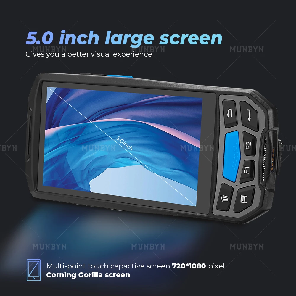 КПК android 7 0 Прочный портативный терминал сбора данных склад логистика 1D 2D сканер