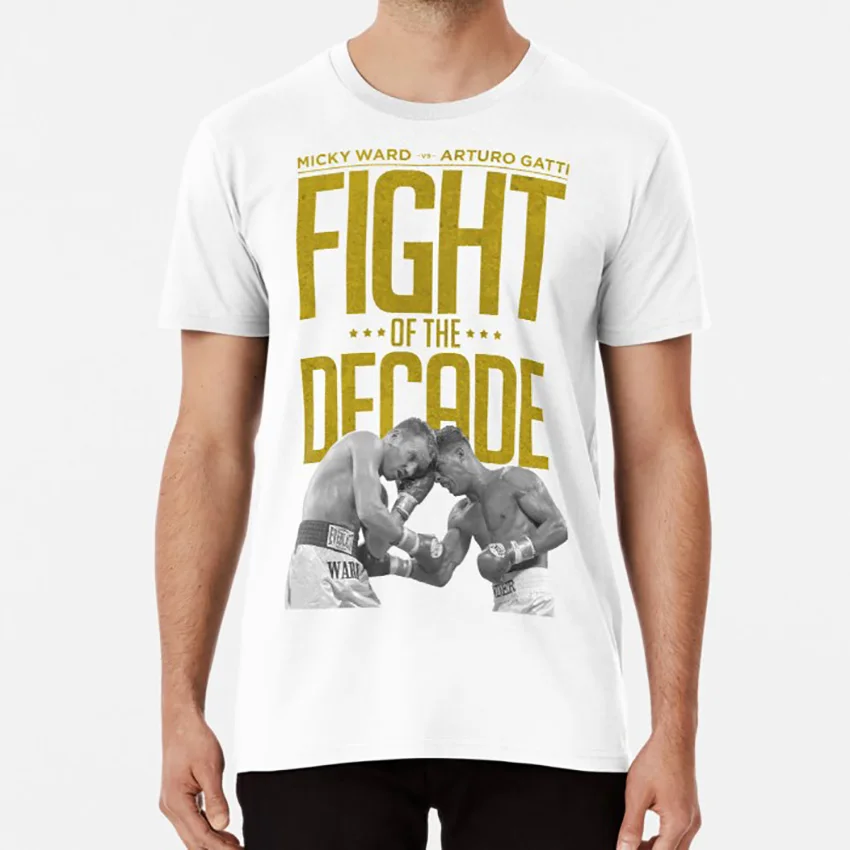 Футболка Fight Of The десять лет Gatti Arturo Micky Ward спортивные боксерские боксёры|Мужские