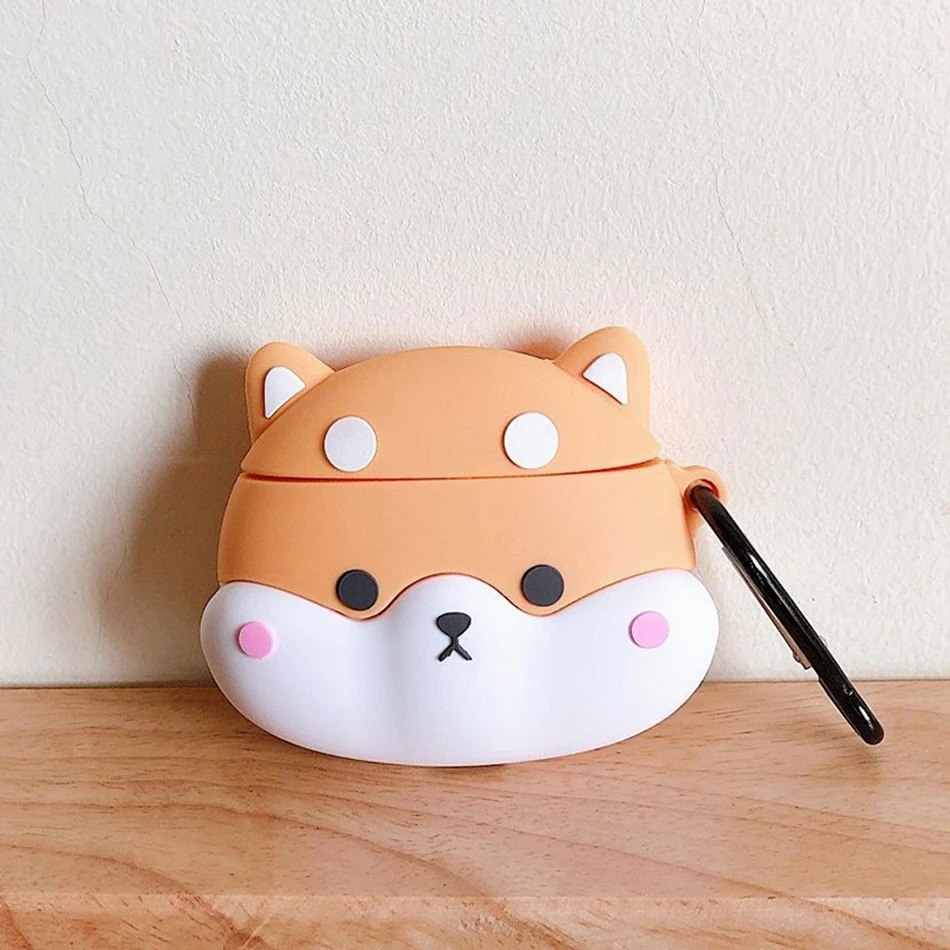 

Cartoon Headset Case for Huawei Freebuds PRO Case 3D funny dog Silicone Earphone Cover Freebuds Pro Protect cover