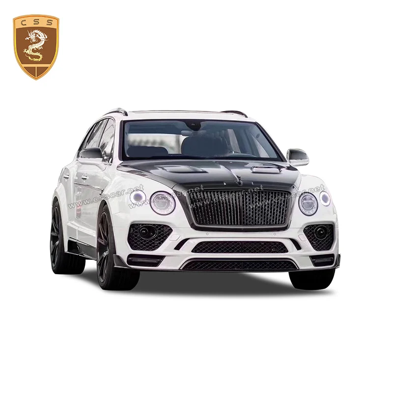 

CSSCAR New Arrivals Car Tuning M Style Cover Carbon Fiber Engine Hood Scoop Bonnet For Bentley Bentayga 00161