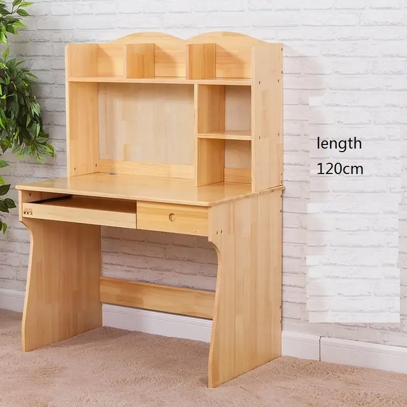 Scrivana Mesa Para ноутбук Escritorio Mueble Tisch винтажная деревянная Настольная компьютерная подставка для ноутбука стол с книжной полкой