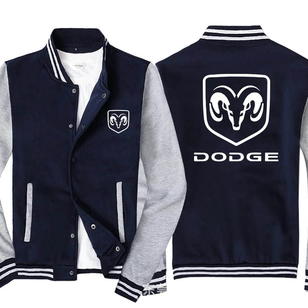 

2020 NEW Sweatshirt for Dodge Men Slim Fit Jacket Men Hip Hop Harajuku Unisex Baseball Jacket uniform
