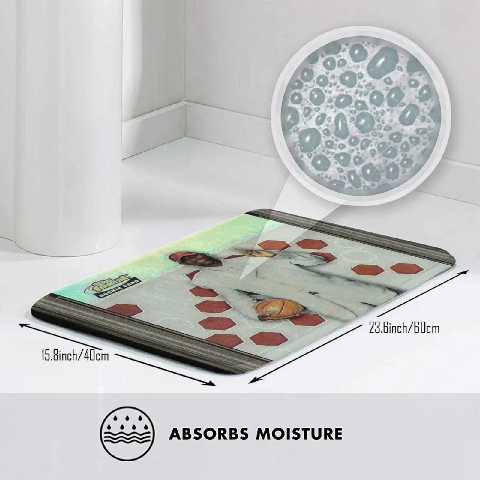 Джеймс редкая брикет 000 карточка мягкий домашний Противоскользящий коврик для