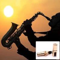 2020 high quality professional alto saxophone metal mouthpiece gold plated mouthpiece sax mouth pieces with clip set