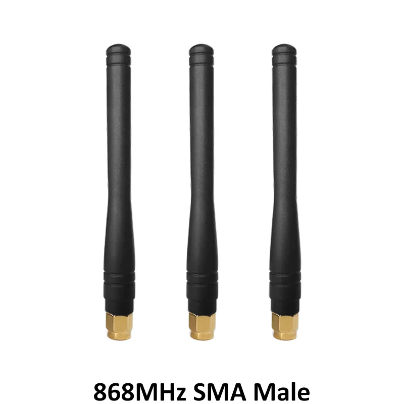 GRANDWISDOM 10pcs 868mhz antenna 3dbi sma male 915mhz lora antene pbx iot module lorawan signal receiver antena