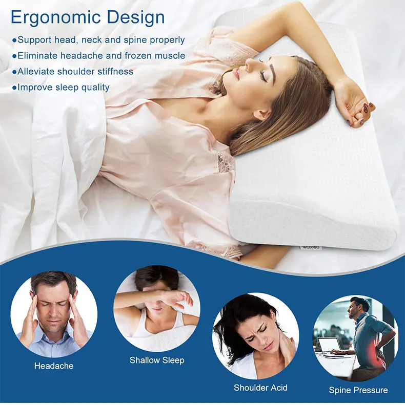 YR Memory Foam постельные принадлежности Подушка для защиты шеи сна медленный отскок Memory Foam подушка-бабочка здоровье затылочный шейный