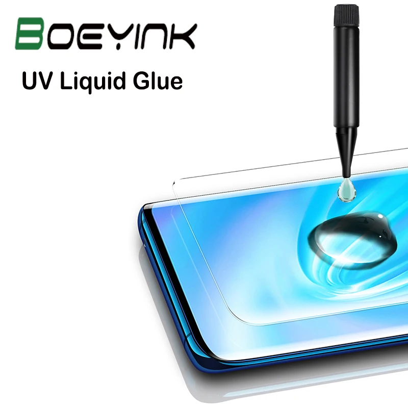 Жидкий УФ клей для Samsung Galaxy Note 10 Pro 9 8 S8 S9 S10 Plus 100 шт. iPhone 11 Max XS R Mi CC9 NOTE 10|Защитные