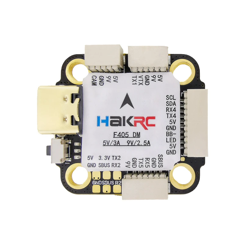 Контроллер полета Hakrc MiniF4 Flytower F4 20x20 мм AIO OSD BEC и 20A BLheli_S ESC для 100 130 RC дрона