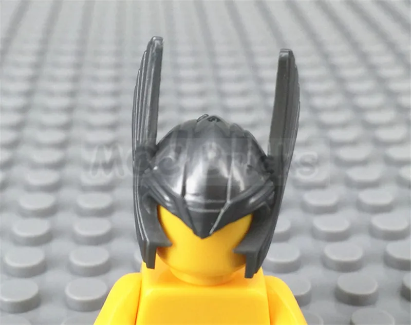 10 шт./лот кубики Moc фигурки шлем головные уборы аксессуары для DIY фигурка часть строительные блоки игрушки для детей куклы - Цвет: 2005A