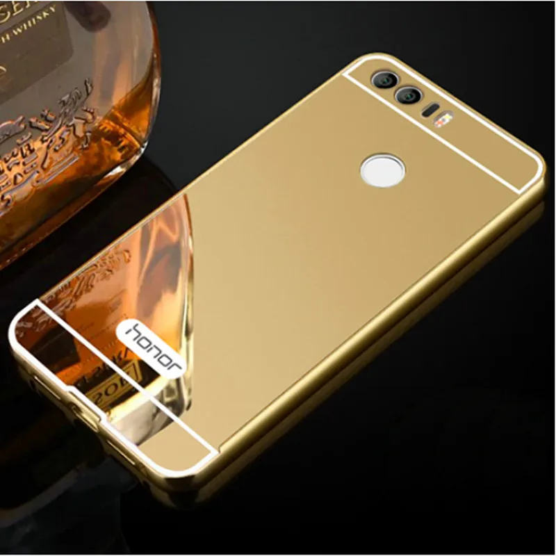 Чехол для телефона coque Huawei honor 8 чехол Honor8 зеркальный задней панели Honor чехлы с