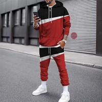 mens autumn winter hoodie sweater trousers 3d hd print faith cross three primary gradient dots theme casual male top hoody