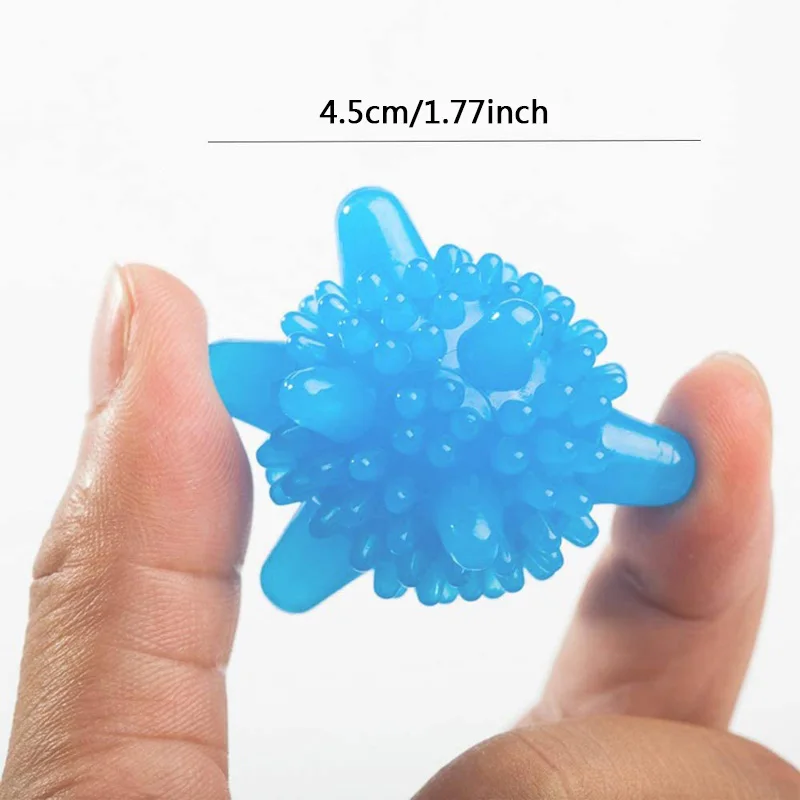 5Pcs/lot Magic Laundry Ball Reusable Tangle-Free Eco-Friendly Scrubbing Balls Softener Starfish Shape PVC Solid Cleaning | Дом и сад
