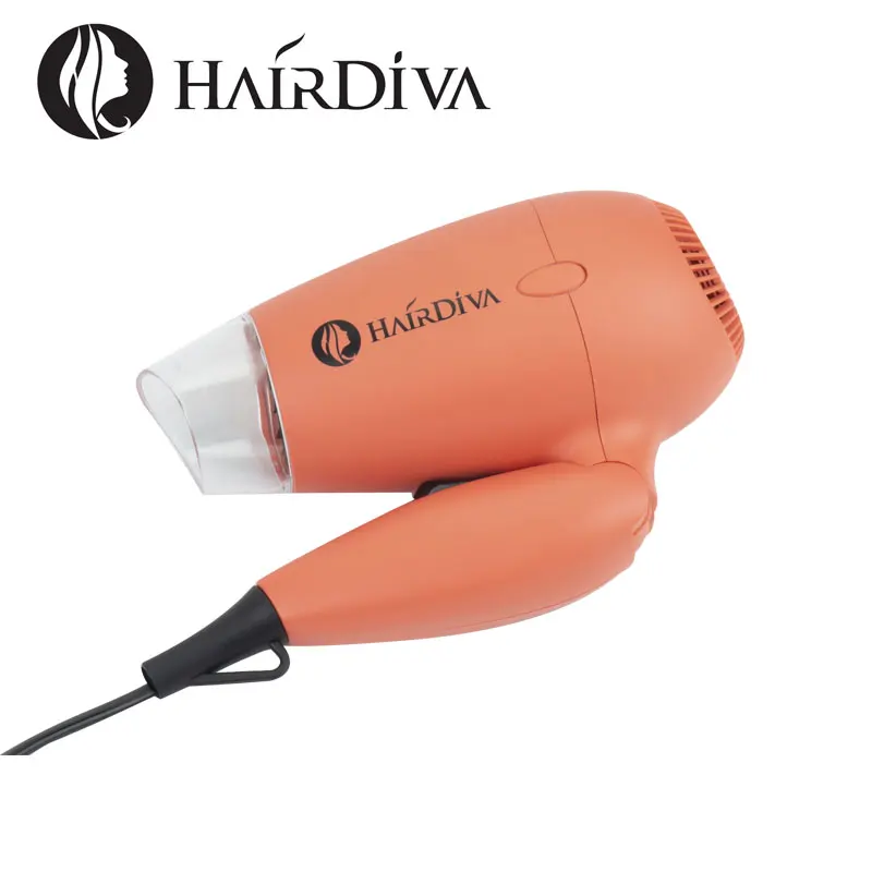 Компактный мини-фен для волос с двойной раскладной ручкой HairDiva Corel