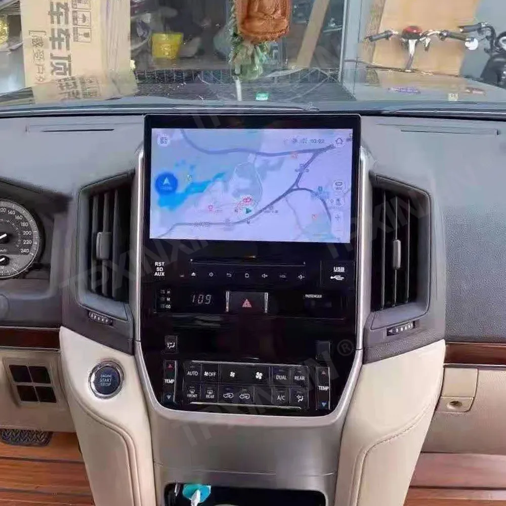 Автомобильный мультимедийный проигрыватель для Toyota Land Cruiser DVD 2016 Android 10 0