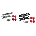 Металлический корпус передней и задней мостовой оси чехол для MN D90 D91 MN99 MN99S 112 RC автомобильные обновленные детали аксессуары