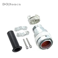 1 set 8 14 21 pin original authentic hd36 18 14pn 059 deutsch connector male wiring silver plug with tail clip aluminum socket
