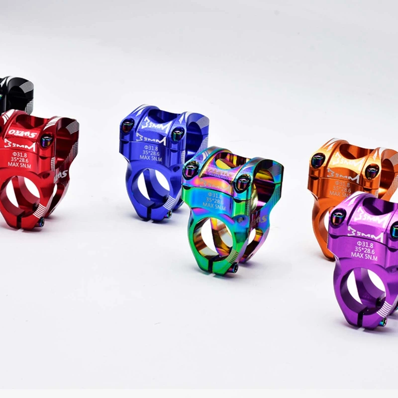 

31.8mm Bicycle Stem Full CNC Machined Aluminum Alloy 0 Degree Rise DH AM Enduro 28.6mm Steerer Mountain Bike Stem
