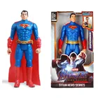 Экшн-фигурки Marvel мстители, игрушки Супермен, Человек-паук, Халк, Аквамен, 12 дюймов30 см, модель для детей, подарок на Рождество