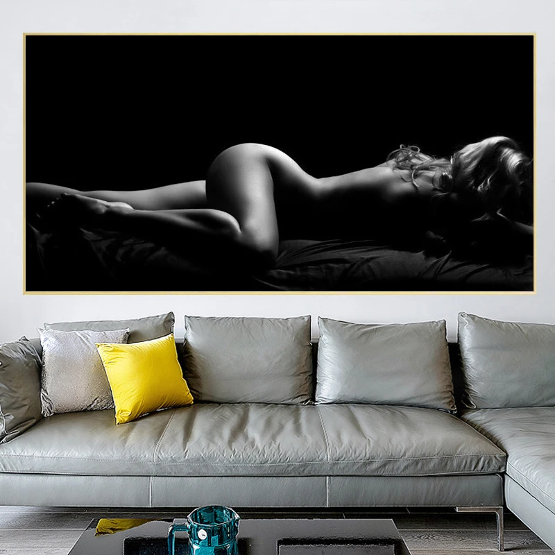 

Modern Sexy Body Nude Women Oil Canvas Posters Art Painting and Body Art Prints Wall Art Pictures for Living Room Decor Cuadros