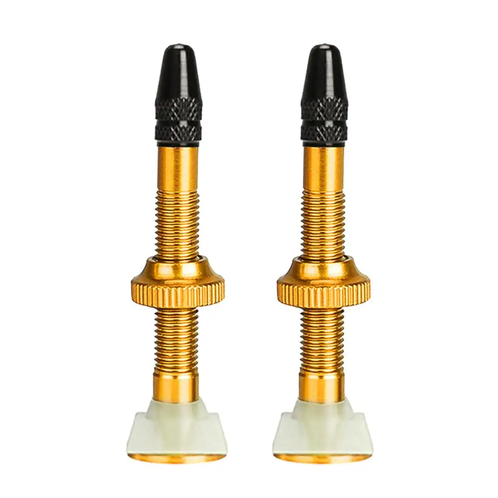

2pcs MTB Road Bike Extender Valves Ultra-light Aluminum Tubeless Valve Core Presta Valve Stems for Bicycle Tubeless Tire Part