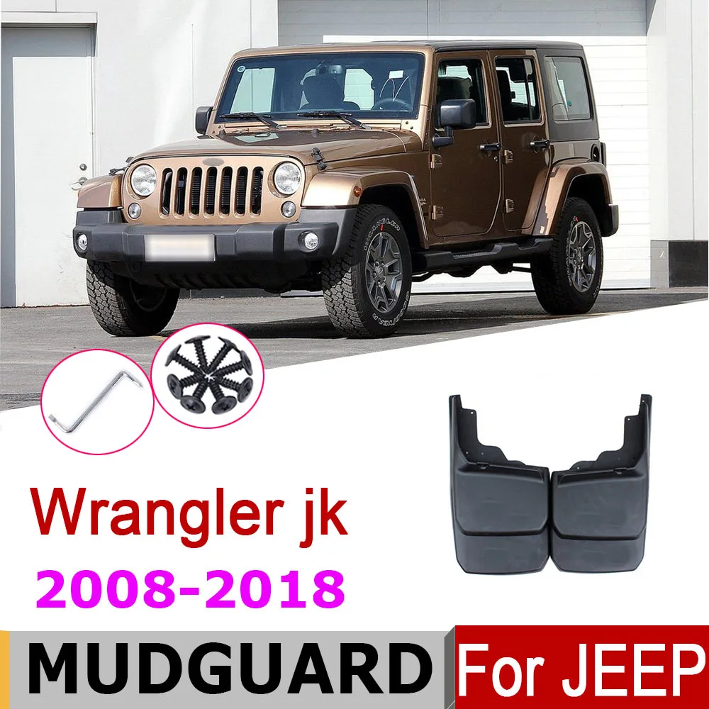 

Автомобильное крыло для Jeep wrangler jk 2008-2018 крыло автомобиля Fender брызговик всплеск клапаном аксессуары для брызговиков 2012 2014 2016 2017
