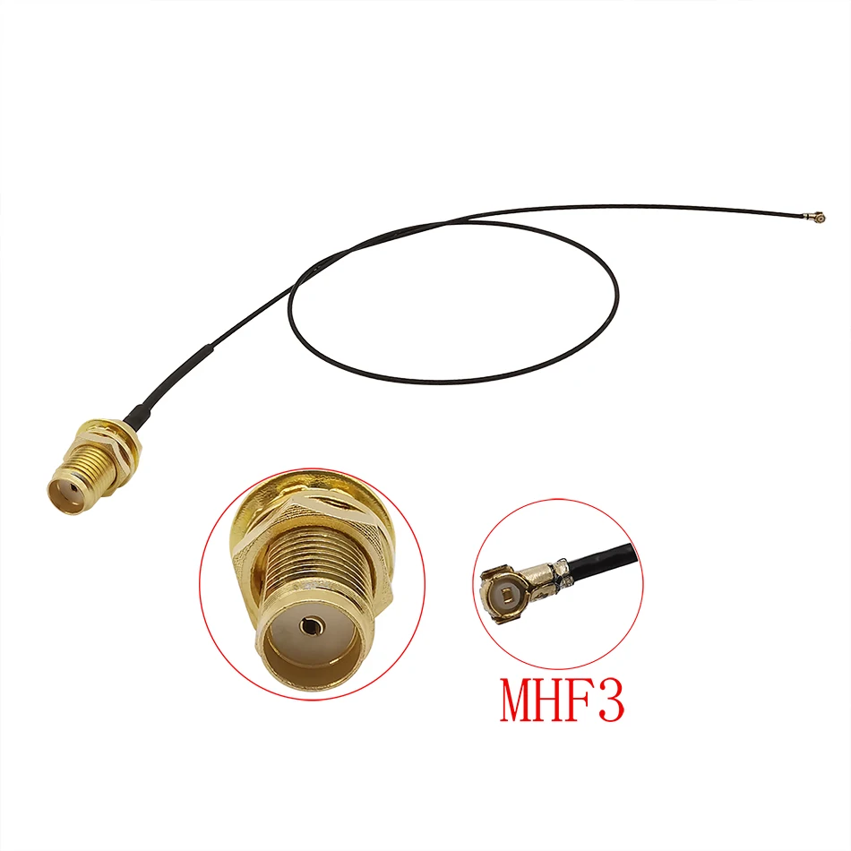 2 шт. гнездовой разъем SMA к IPX IPEX U.FL MHF3 RF Перемычка отрезок 0 81 мм кабельный для мини