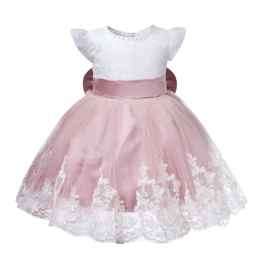 Детское кружевное платье с коротким рукавом на возраст 1 год|Платья| |