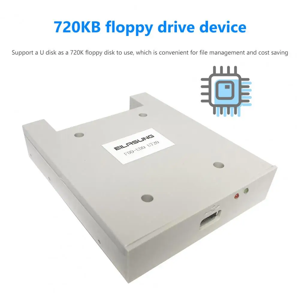 Фото Эмулятор USB FDD-UDD U720, внутренний 34-контактный CPU 720KB флоппи-накопитель в USB эмулятор для компьютера, Прямая поставка №3
