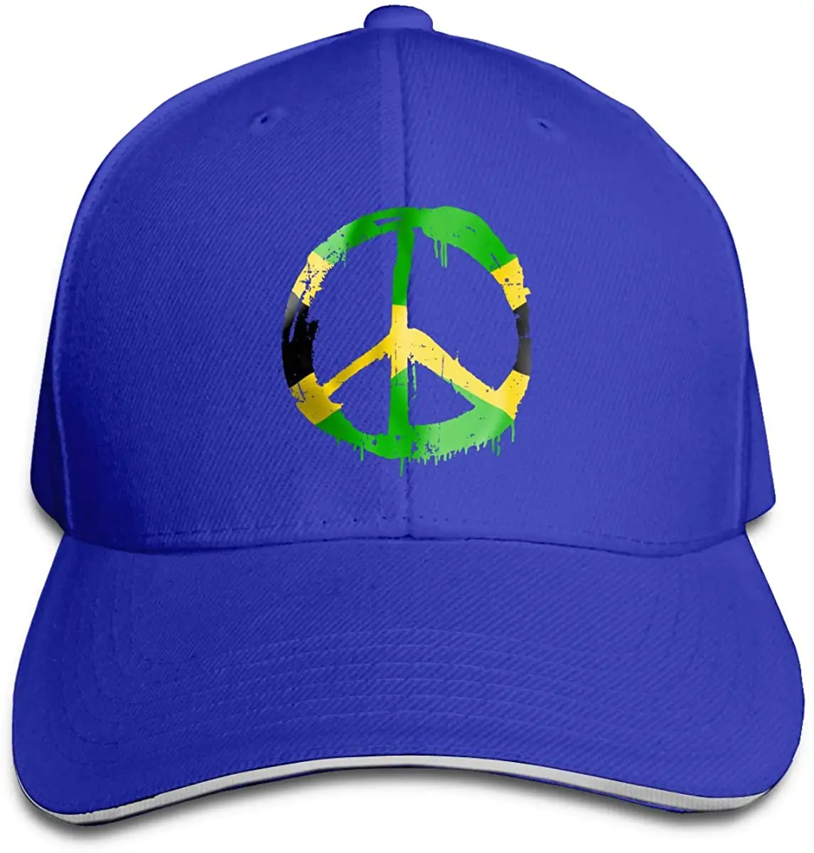 

Jamaica Peace Symbol Flag Unisex Hats Trucker Hats Dad Baseball Hats Driver Cap