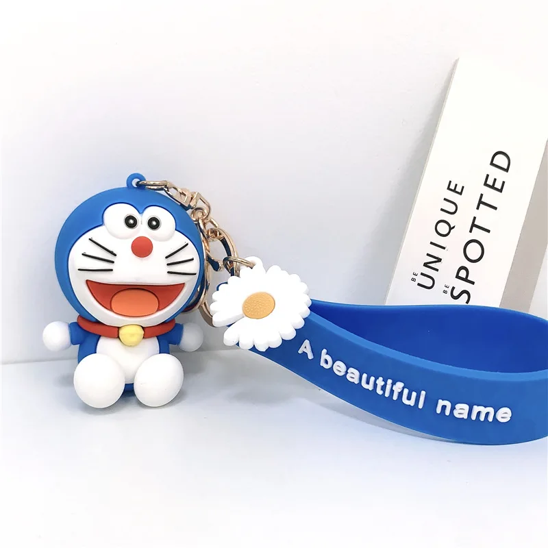 Hot Cartoon Doraemon Keychains Creative Anime Cat Key Chain Pendant For Children Bag Keyring Gifts Lovers | Украшения и