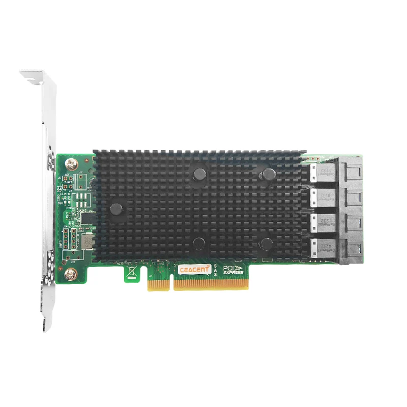 AS3416-16I 9400-16I SFF8643 * 4 16 портов NVMe + SAS SATA HBA с LSI SAS3416 | Компьютеры и офис