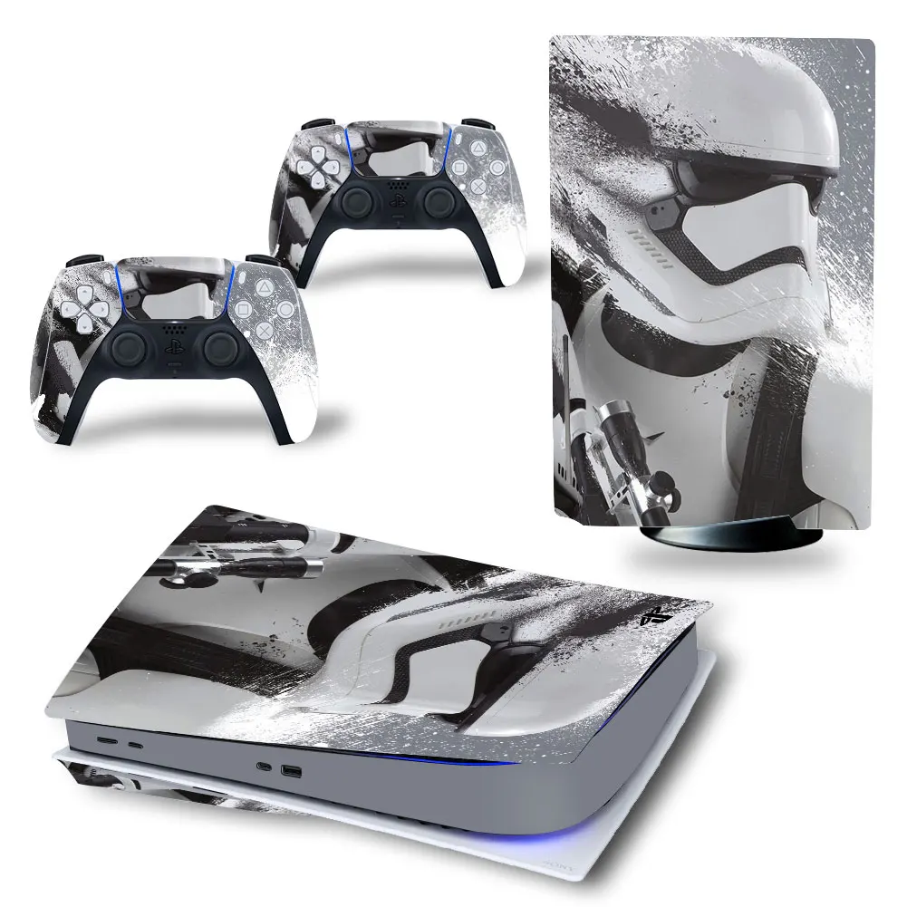 Наклейка на диск Marvel Star Wars PS5 Виниловая наклейка для консоли PlayStation 5 и 2