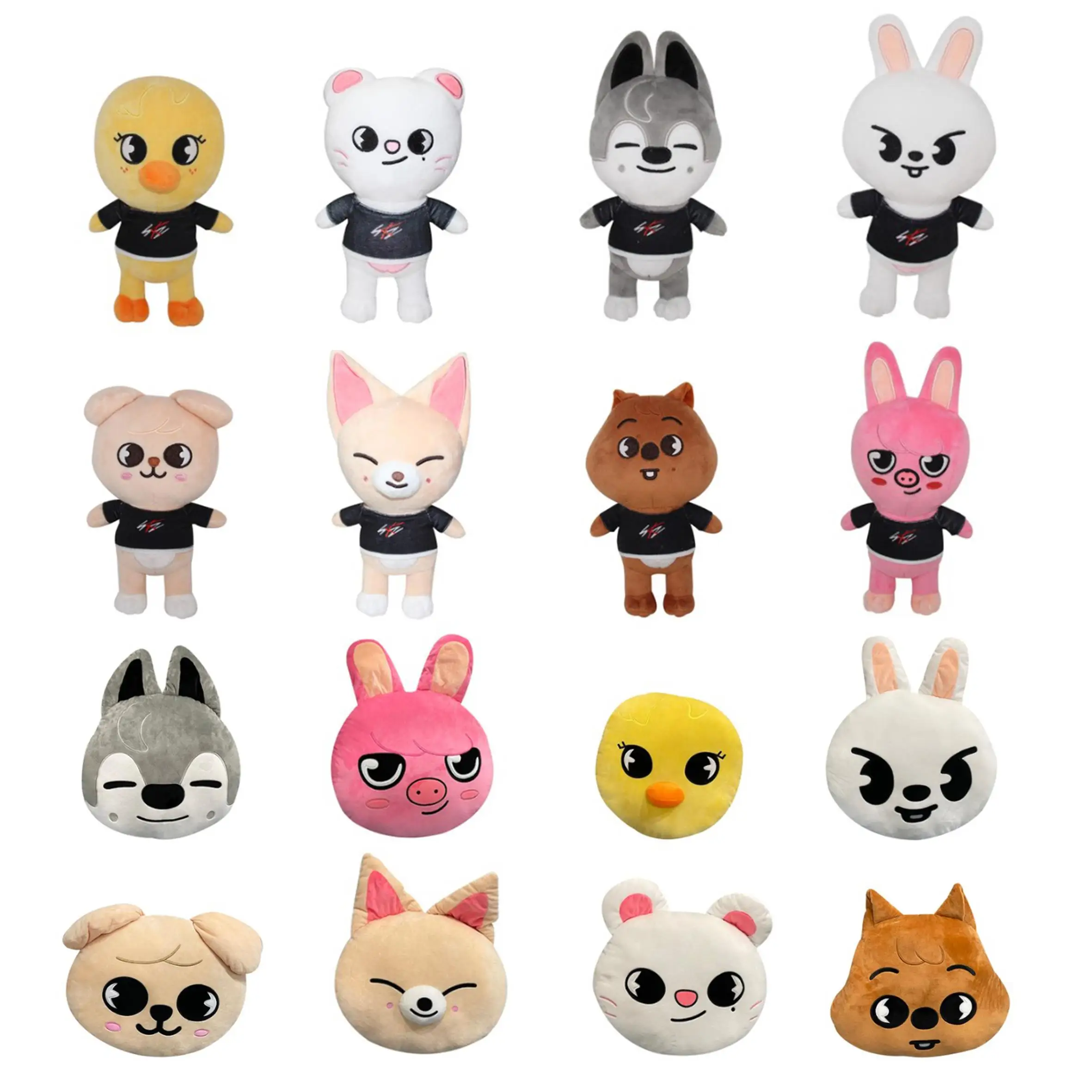 Бродячие детские плюшевые игрушки Skzoo Мультяшные мягкие куклы животные милые