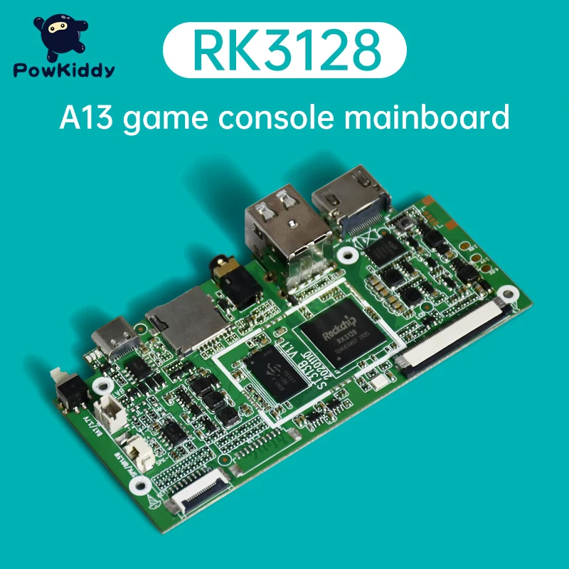 

POWKIDDY для A13 A12 аркадная игровая консоль материнская плата 32 Гб предварительная установка 9000 игр аксессуары