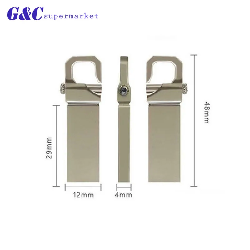 Usb флеш-накопитель высокого качества 32 ГБ до 2 ТБ водонепроницаемая металлическая