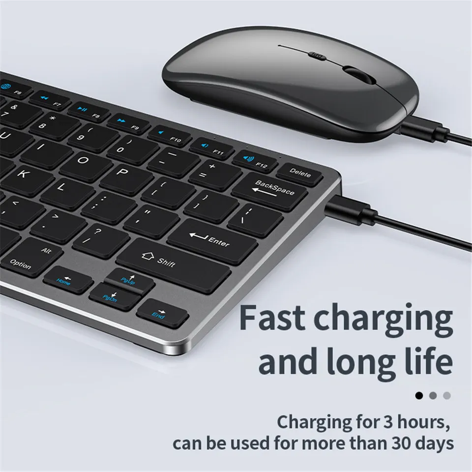 Беспроводная Bluetooth клавиатура и мышь для Ipad телефона планшета ноутбука